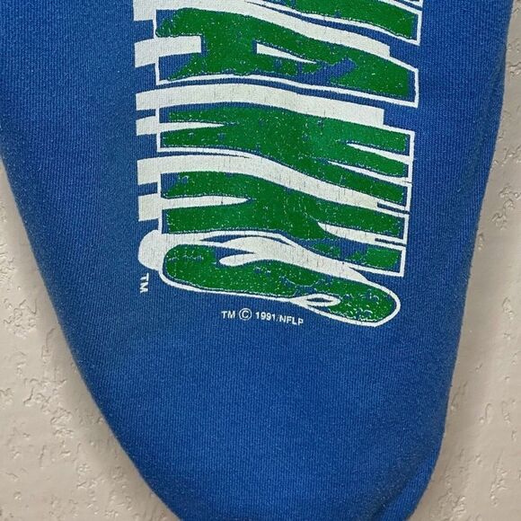 Vintage 90s Logo 7 Seahawks Sweat Pants XL - Picture 4 of 9